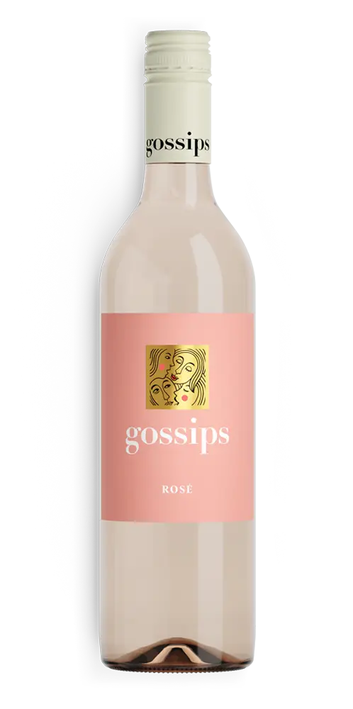 Stock image shot Gossips Rosé Wine - Meditrina Beverages Winery