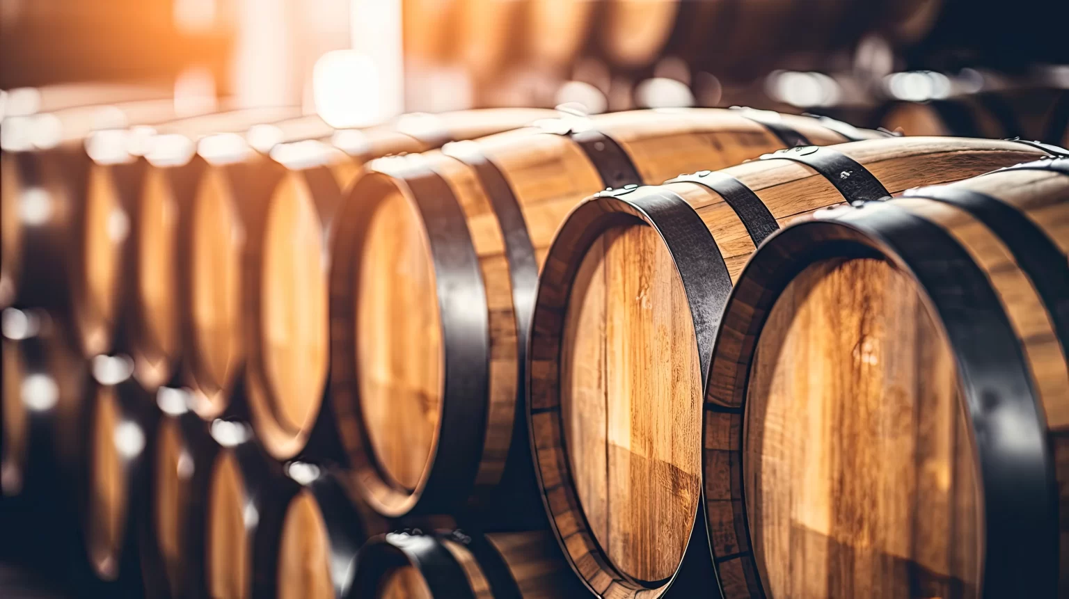 Wine barrels